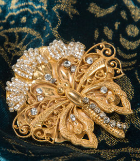 Miriam Haskell Brooch