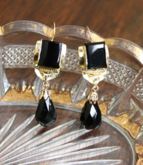 Onyx Drop Earrings