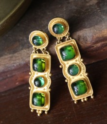 Luna Felix Green Tourmaline Earrings