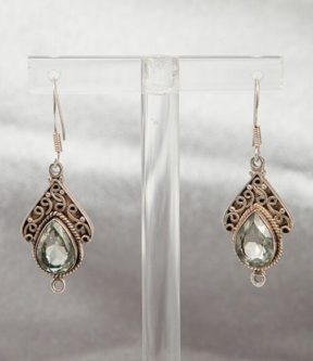 Sapphire Drop Earrings