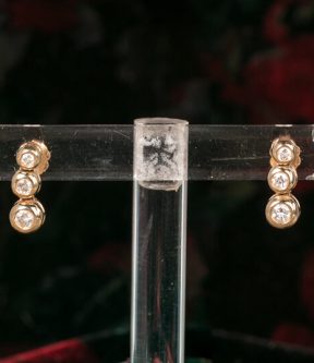 Gradated Diamond Earrings