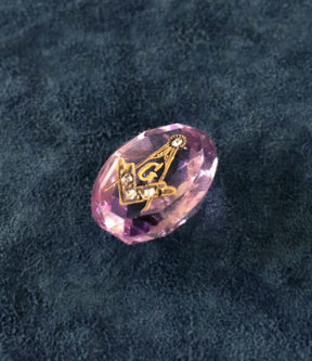 Masonic Amethyst Stone