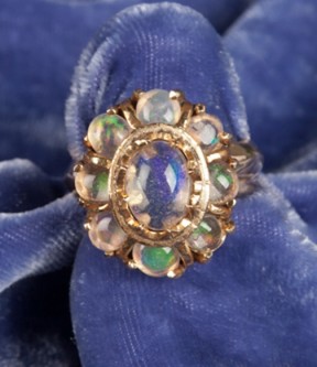 Mexican Jelly Opal Ring